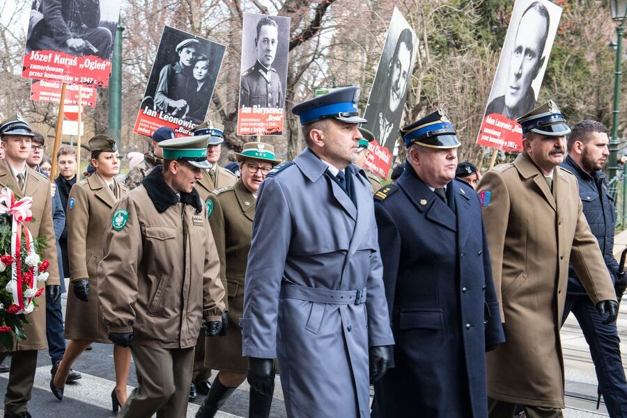 Narodowy Dzień Pamięci Żołnierzy Wyklętych – Kraków, 1 marca 2020. Fot. Agnieszka Masłowska IPN