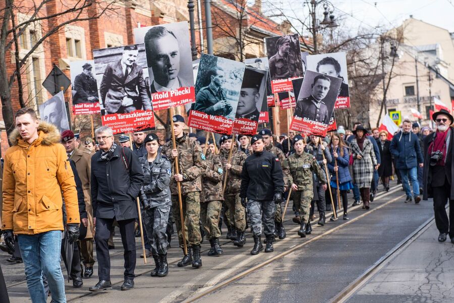 Narodowy Dzień Pamięci Żołnierzy Wyklętych – Kraków, 1 marca 2020. Fot. Agnieszka Masłowska IPN