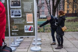 Wystawa „Wyklęci – odnalezieni w Małopolsce” – 1 marca 2020. Fot. Agnieszka Masłowska IPN