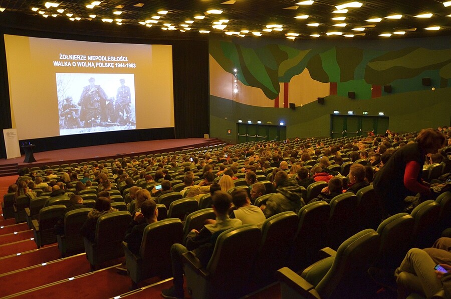 3.03.2020, Kraków. Spotkania edukacyjne i projekcje filmów w krakowskim kinie Kijów. Fot. Janusz Ślęzak (IPN)