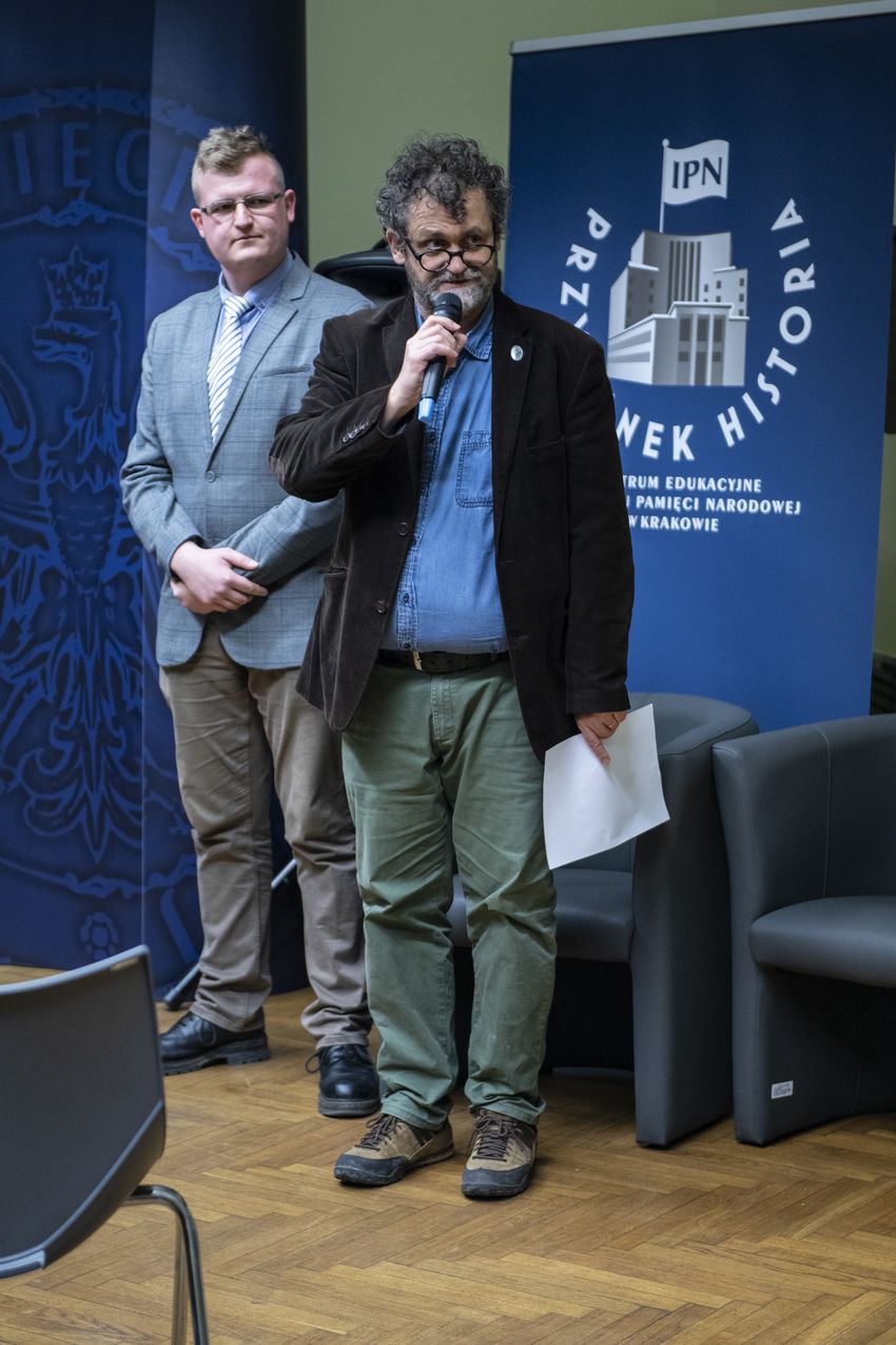 Jak uciec z więzienia. Spotkanie klubu „Grota” – Kraków, 4 marca 2020. Fot. Agnieszka Masłowska IPN