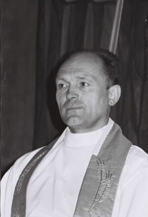 Ks. Adolf Chojnacki w 1986 r. Fot. Zbigniew Galicki