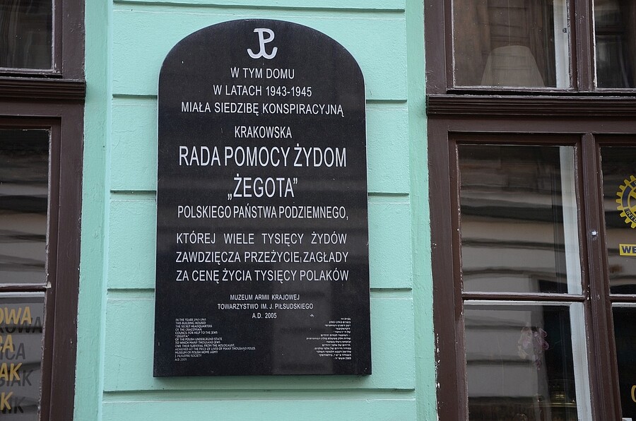 24.03.2020. Krakowski IPN uczcił pamięć działaczy „Żegoty” i ofiar Holokaustu. Fot. Janusz Ślęzak (IPN)