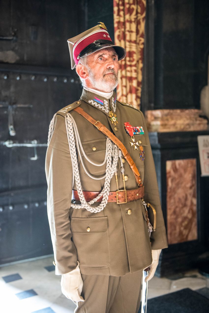 Uroczystość upamiętniająca martyrologię Polaków, więźniów niemieckich obozów koncentracyjnych Ravensbrück, Sachsenhausen i Dachau – Kraków, 30 kwietnia 2020. (fot. Agnieszka Masłowska IPN)