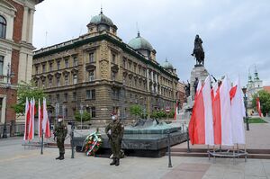 Święto Konstytucji 3 maja w Krakowie, 3.05.2020. Fot. Janusz Ślęzak (IPN)