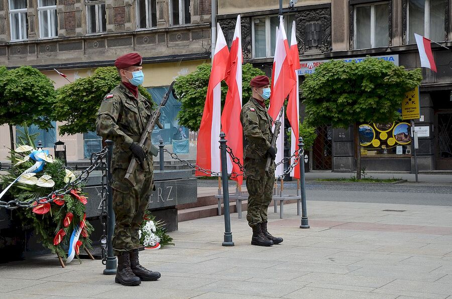 Święto Konstytucji 3 maja w Krakowie, 3.05.2020. Fot. Janusz Ślęzak (IPN)