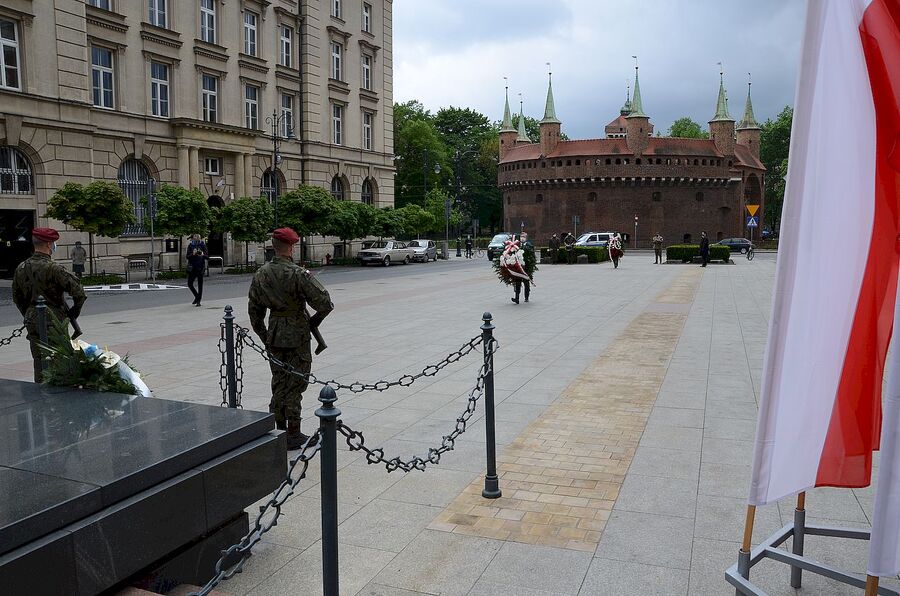 Święto Konstytucji 3 maja w Krakowie, 3.05.2020. Fot. Janusz Ślęzak (IPN)