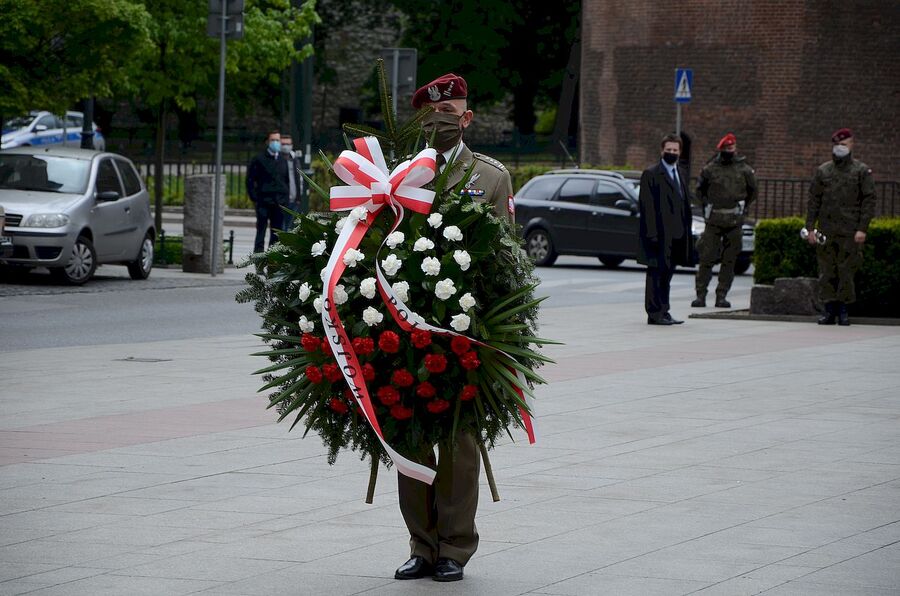Święto Konstytucji 3 maja w Krakowie, 3.05.2020. Fot. Janusz Ślęzak (IPN)