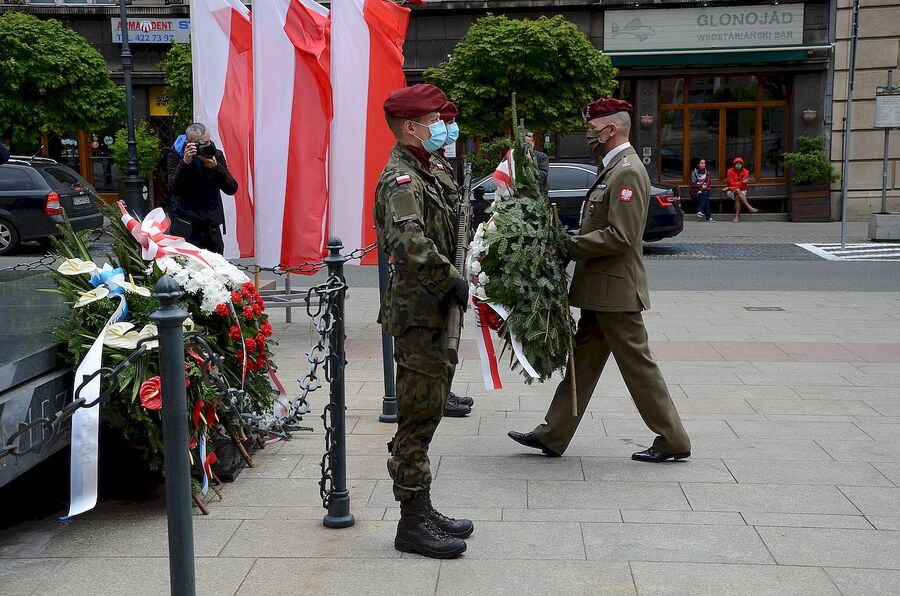Święto Konstytucji 3 maja w Krakowie, 3.05.2020. Fot. Janusz Ślęzak (IPN)