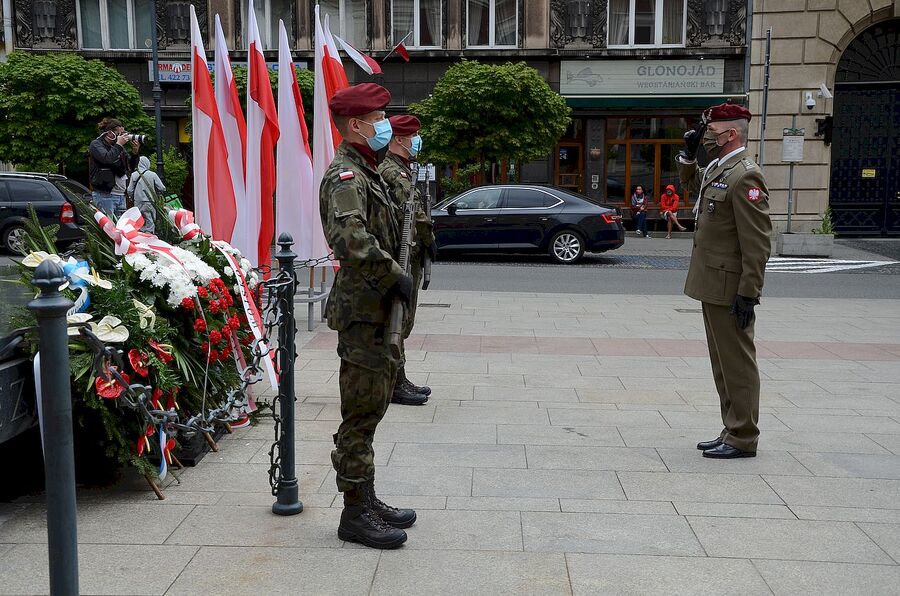 Święto Konstytucji 3 maja w Krakowie, 3.05.2020. Fot. Janusz Ślęzak (IPN)