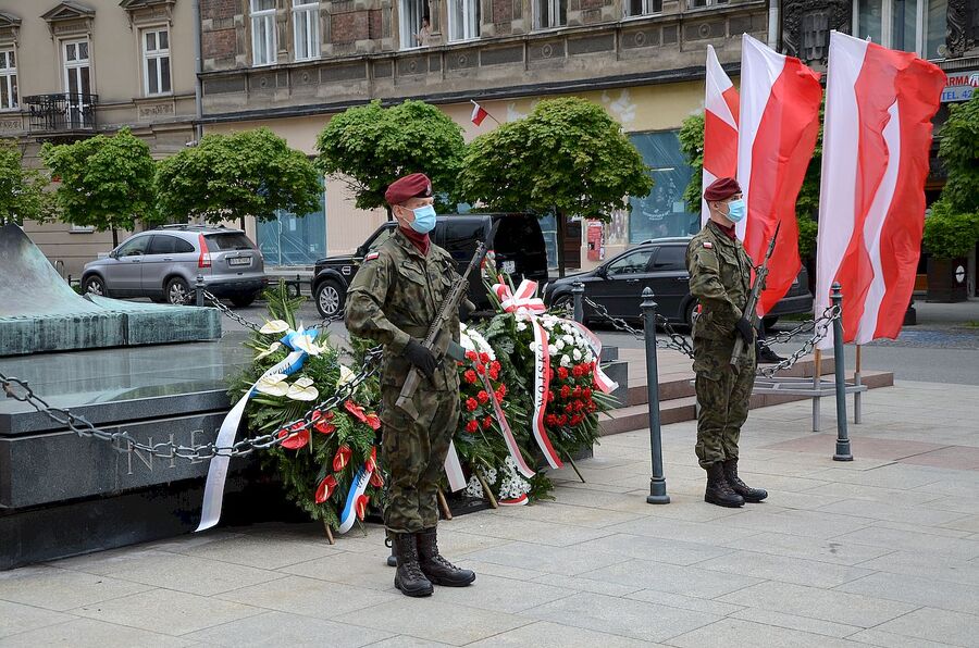 Święto Konstytucji 3 maja w Krakowie, 3.05.2020. Fot. Janusz Ślęzak (IPN)