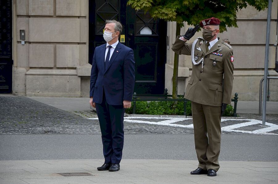 Święto Konstytucji 3 maja w Krakowie, 3.05.2020. Fot. Janusz Ślęzak (IPN)