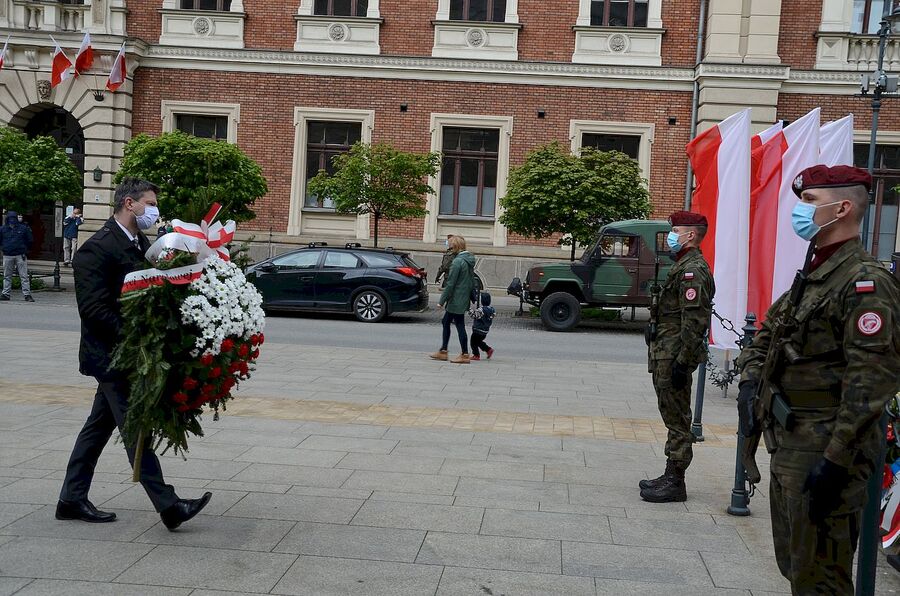 Święto Konstytucji 3 maja w Krakowie, 3.05.2020. Fot. Janusz Ślęzak (IPN)