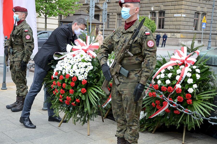 Święto Konstytucji 3 maja w Krakowie, 3.05.2020. Fot. Janusz Ślęzak (IPN)