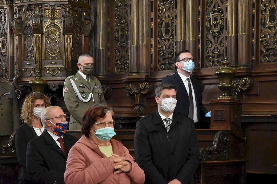 Msza święta w katedrze na Wawelu. Fot. Małopolski Urząd Wojewódzki