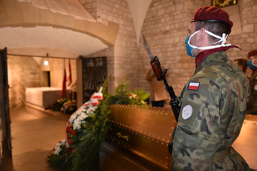 W Krakowie oddano hołd Józefowi Piłsudskiemu w 85. rocznicę jego śmierci. Fot. Janusz Ślęzak (IPN)