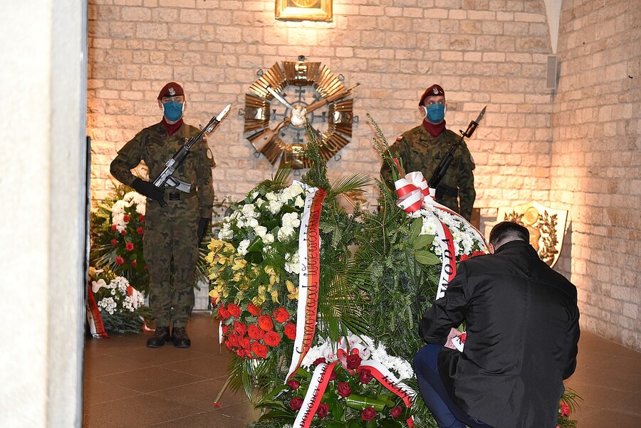 W Krakowie oddano hołd Józefowi Piłsudskiemu w 85. rocznicę jego śmierci. Fot. Janusz Ślęzak (IPN)