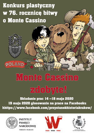 Konkurs plastyczny „Monte Cassino zostało zdobyte!” – 14-26 maja 2020