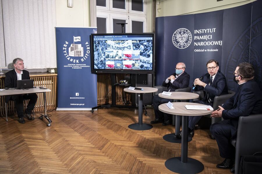 100. rocznica urodzin Jana Pawła II. Konferencja prasowa IPN – 18.05.2020. Fot. Agnieszka Masłowska (IPN)