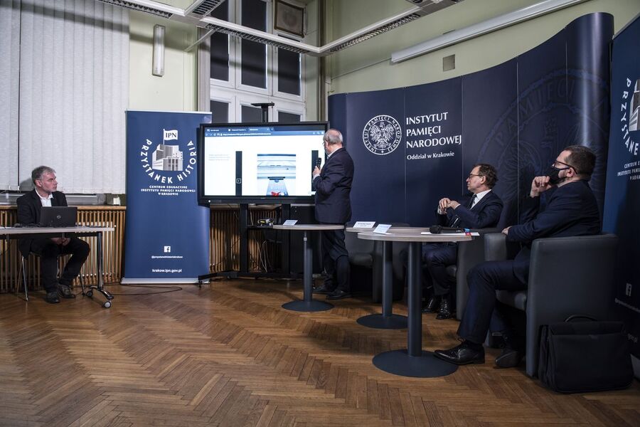 100. rocznica urodzin Jana Pawła II. Konferencja prasowa IPN – 18.05.2020. Fot. Agnieszka Masłowska (IPN)