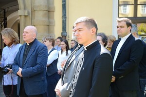 100. rocznica urodzin Jana Pawła II. Uroczystość w kurii krakowskiej. Fot. Janusz Ślęzak (IPN)