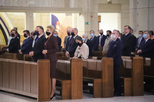 Msza święta w Sanktuarium św. Jana Pawła II Wielkiego w Krakowie