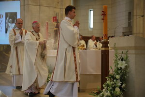 Msza święta w Sanktuarium św. Jana Pawła II Wielkiego w Krakowie