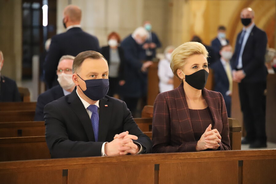 Msza święta w Sanktuarium św. Jana Pawła II Wielkiego w Krakowie