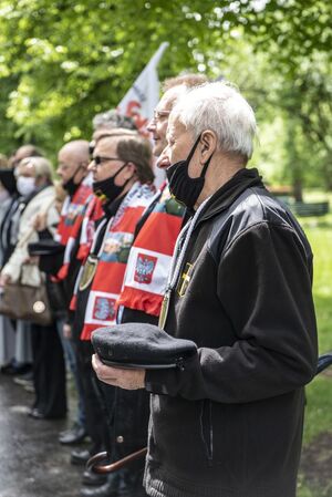 72. rocznica śmierci rtm. Witolda Pileckiego – Kraków, 25 maja 2020. Fot. Agnieszka Masłowska (IPN)