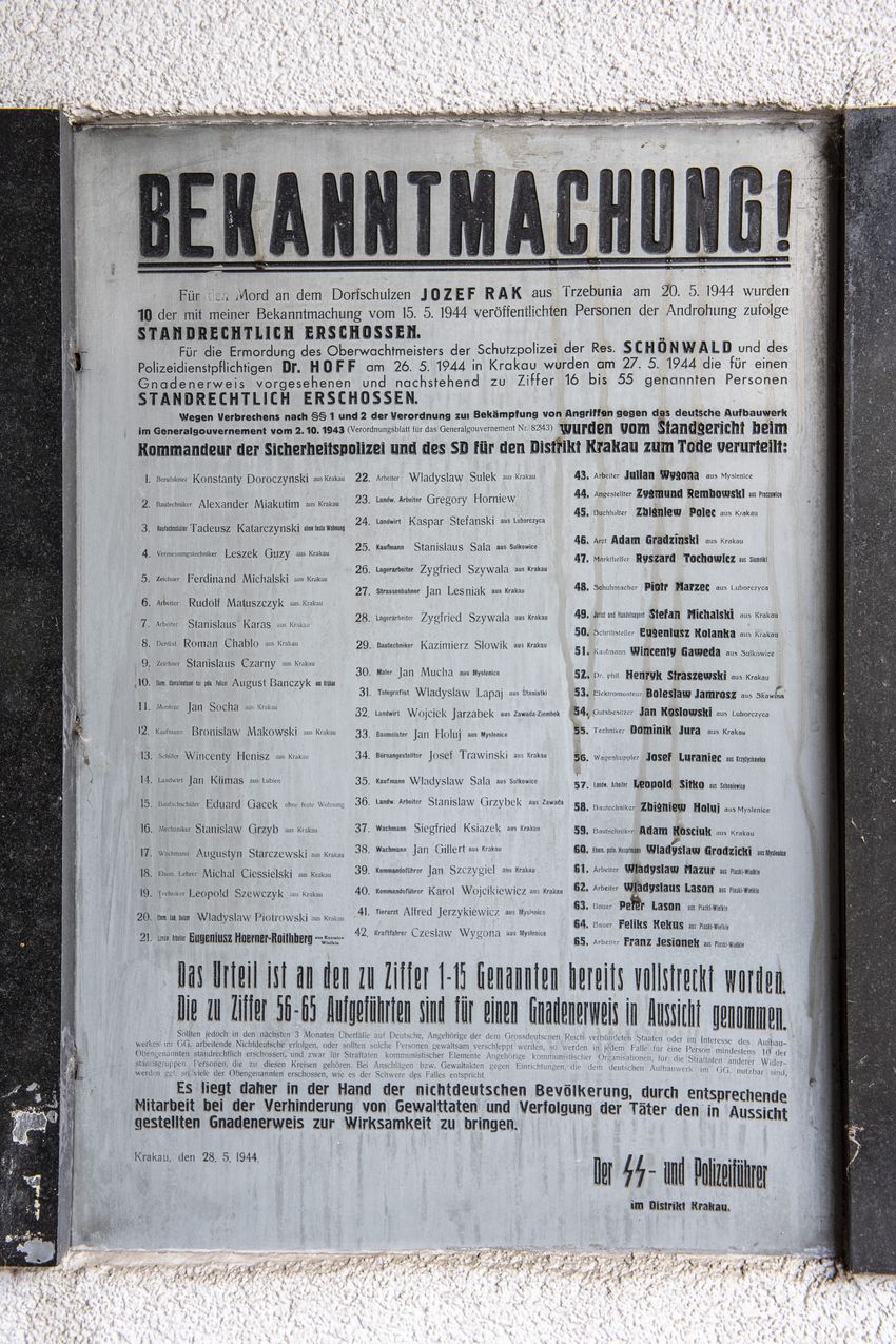 IPN oddał hołd 40 Polakom, zamordowanym 27 maja 1944 r. przez Niemców w Krakowie. Fot. Agnieszka Masłowska (IPN)