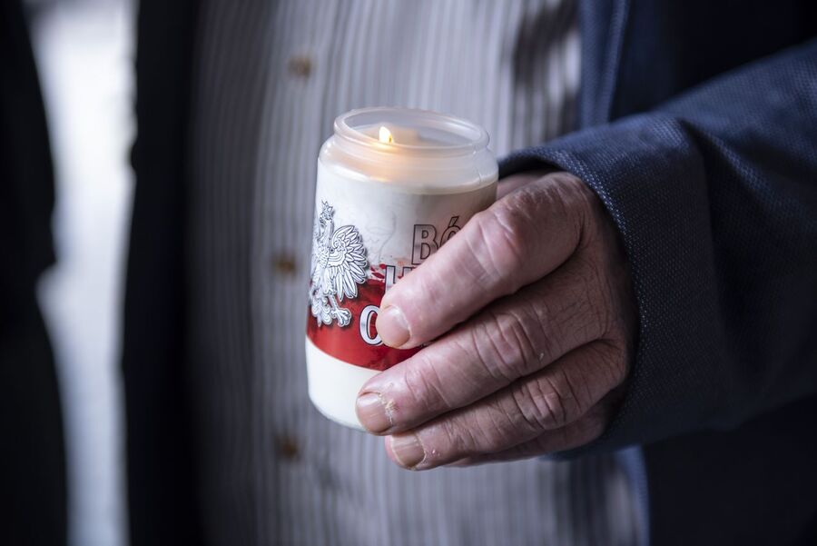 IPN oddał hołd 40 Polakom, zamordowanym 27 maja 1944 r. przez Niemców w Krakowie. Fot. Agnieszka Masłowska (IPN)