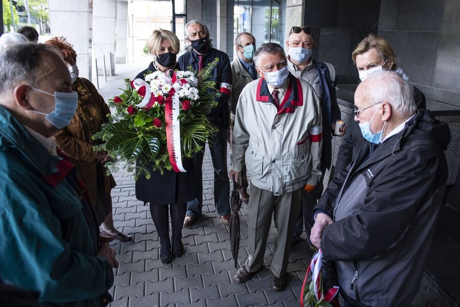 IPN oddał hołd 40 Polakom, zamordowanym 27 maja 1944 r. przez Niemców w Krakowie. Fot. Agnieszka Masłowska (IPN)