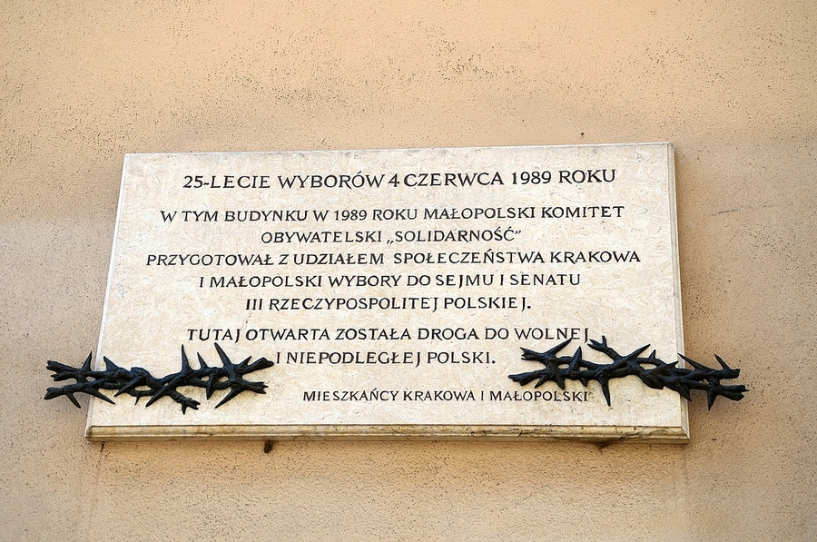 Dawna siedziba Małopolskiego Komitetu Obywatelskiego przy ul. Siennej w Krakowie. Fot. Janusz Ślęzak (IPN)