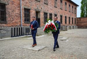 14 czerwca 2020. Kierownictwo IPN w Muzeum Auschwitz-Birkenau. Fot. Monika Wojtyca-Gaweł (IPN)