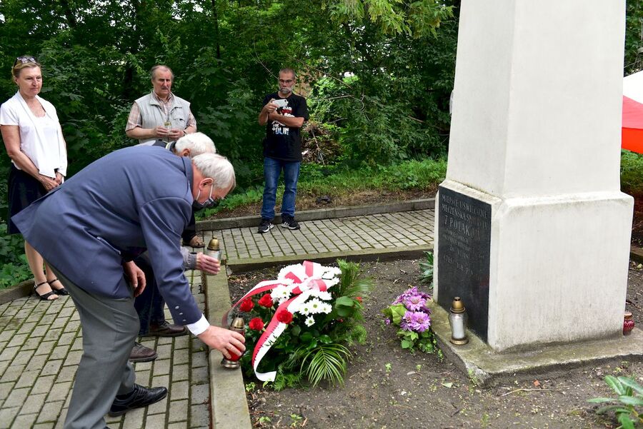 26 czerwca 2020 r. w Krakowie uczczono Polaków – ofiary pierwszej niemieckiej egzekucji publicznej. Fot. Janusz Ślęzak (IPN)