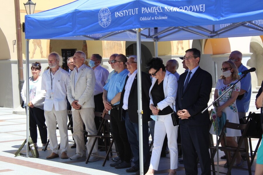 Otwarcie wystawy „TU rodziła się »Solidarność«” – Tarnów, 1 lipca 2020 fot. Ż. Wierzgacz