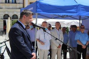 Otwarcie wystawy „TU rodziła się »Solidarność«” – Tarnów, 1 lipca 2020 fot. Ż. Wierzgacz