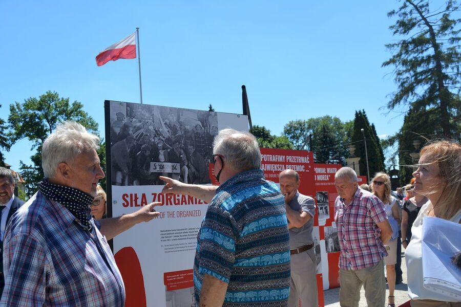 Wystawa „TU rodziła się Solidarność” w Końskich. Fot. Katarzyna Pronobis (IPN)