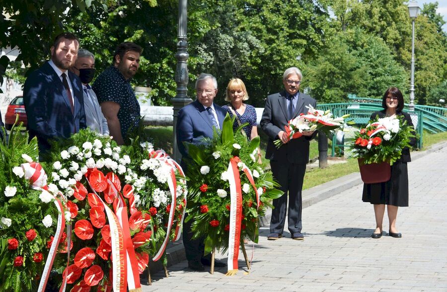 4 lipca 2020. Uroczystość upamiętniająca ofiary pogromu Żydów w Kielcach. Fot. Katarzyna Pronobis (IPN)