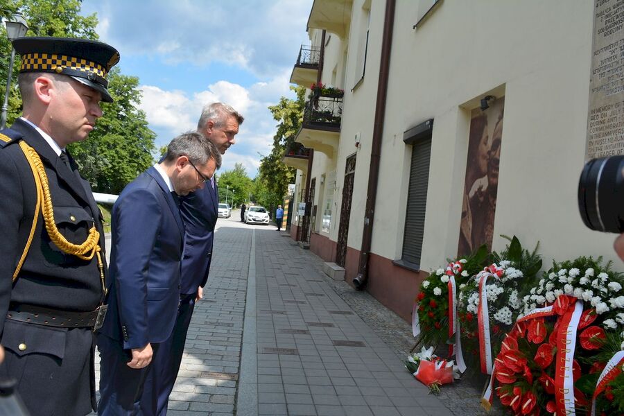 4 lipca 2020. Uroczystość upamiętniająca ofiary pogromu Żydów w Kielcach. Fot. Katarzyna Pronobis (IPN)