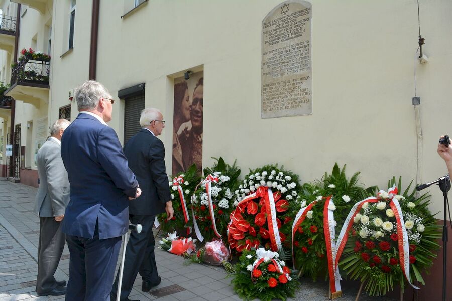 4 lipca 2020. Uroczystość upamiętniająca ofiary pogromu Żydów w Kielcach. Fot. Katarzyna Pronobis (IPN)