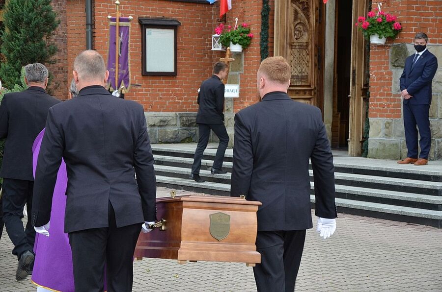 7 lipca 2020 w Rabce-Zdroju odbyły się uroczystości pogrzebowe Wojciecha Frodymy. Fot. Janusz Ślęzak (IPN)