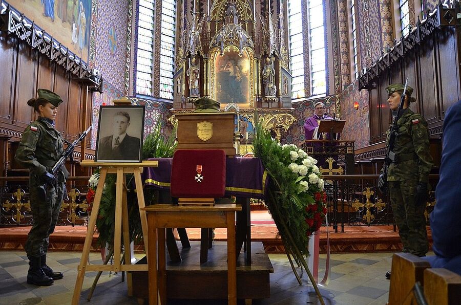 7 lipca 2020 w Rabce-Zdroju odbyły się uroczystości pogrzebowe Wojciecha Frodymy. Fot. Janusz Ślęzak (IPN)