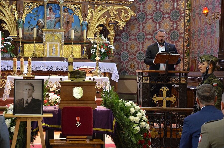 7 lipca 2020 w Rabce-Zdroju odbyły się uroczystości pogrzebowe Wojciecha Frodymy. Fot. Janusz Ślęzak (IPN)