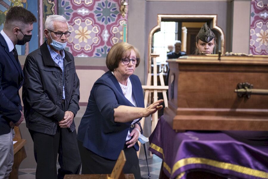 7 lipca 2020 w Rabce-Zdroju odbyły się uroczystości pogrzebowe Wojciecha Frodymy. Fot. Agnieszka Masłowska (IPN)