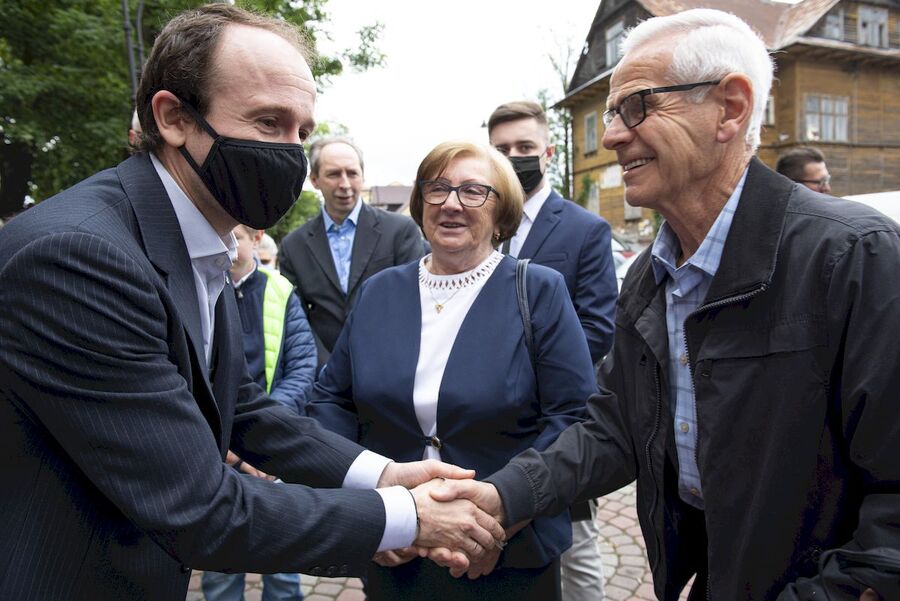 7 lipca 2020 w Rabce-Zdroju odbyły się uroczystości pogrzebowe Wojciecha Frodymy. Fot. Agnieszka Masłowska (IPN)