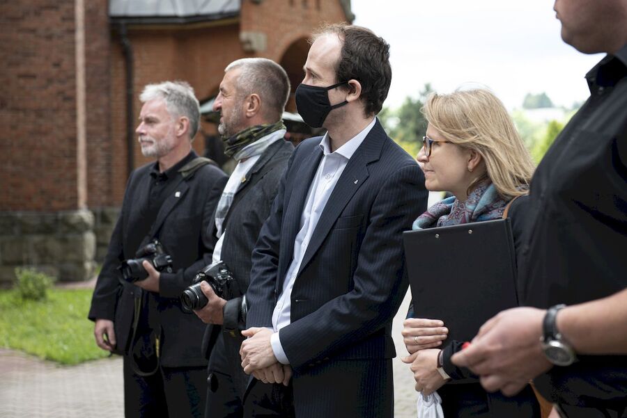 7 lipca 2020 w Rabce-Zdroju odbyły się uroczystości pogrzebowe Wojciecha Frodymy. Fot. Agnieszka Masłowska (IPN)