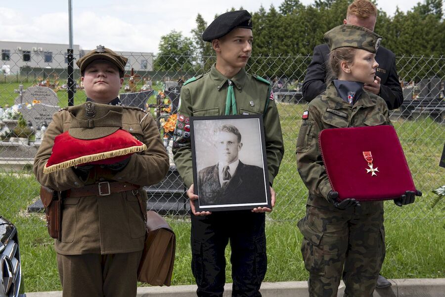 7 lipca 2020 w Rabce-Zdroju odbyły się uroczystości pogrzebowe Wojciecha Frodymy. Fot. Agnieszka Masłowska (IPN)