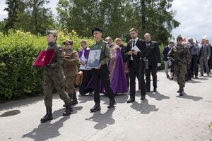7 lipca 2020 w Rabce-Zdroju odbyły się uroczystości pogrzebowe Wojciecha Frodymy. Fot. Agnieszka Masłowska (IPN)