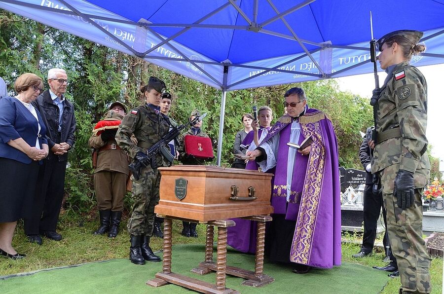 7 lipca 2020 w Rabce-Zdroju odbyły się uroczystości pogrzebowe Wojciecha Frodymy. Fot. Janusz Ślęzak (IPN)